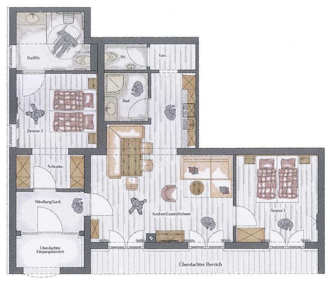 Appartements Erwin Huettl III Neukirchen am Großvenediger Eksteriør bilde